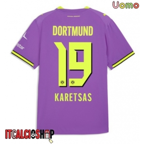 Borussia Dortmund Konstantinos Karetsas #19 Terza Maglia 2026-27 Manica Corta